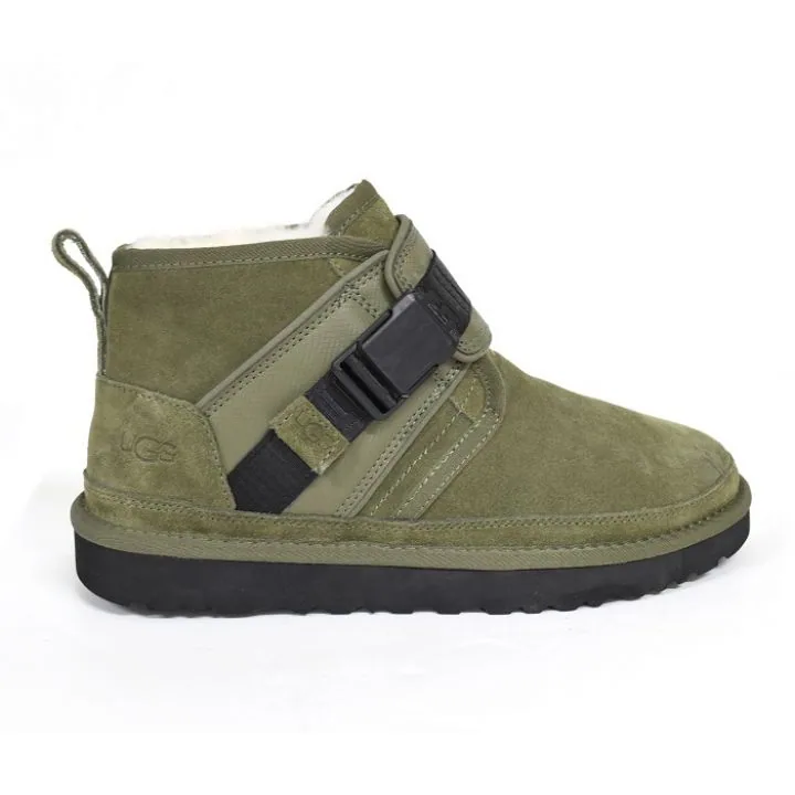 Mens Neumel Snapback Moss Green