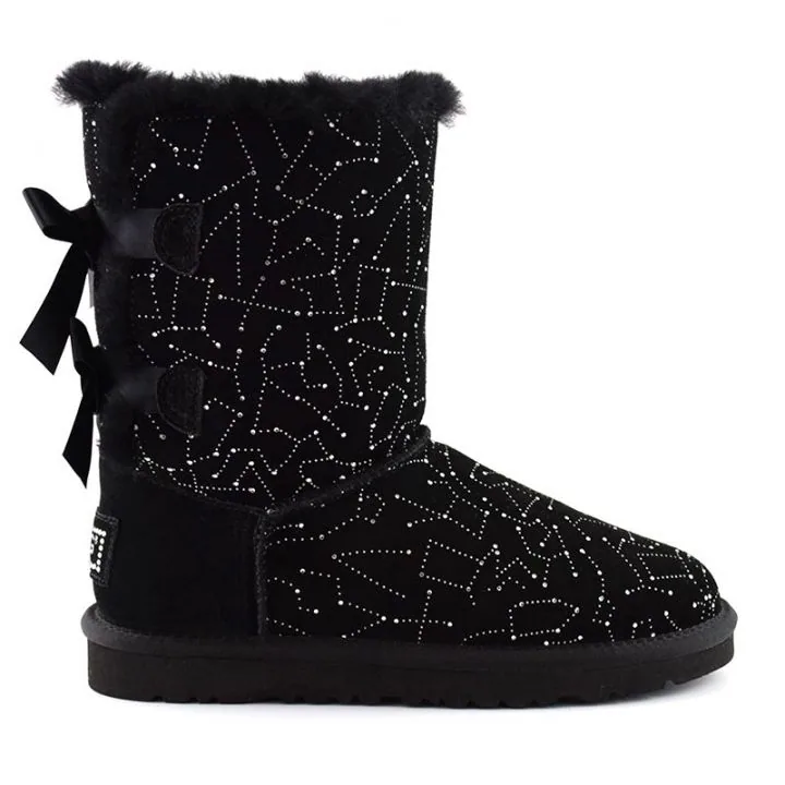 Женские угги Ugg Bailey Bow Constellation Black