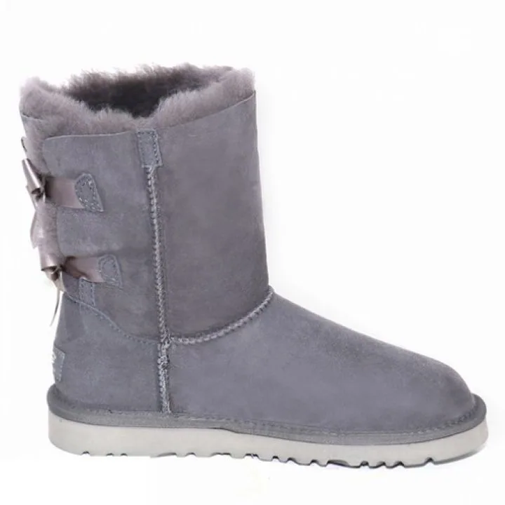 Женские угги Ugg Bailey Bow II Grey