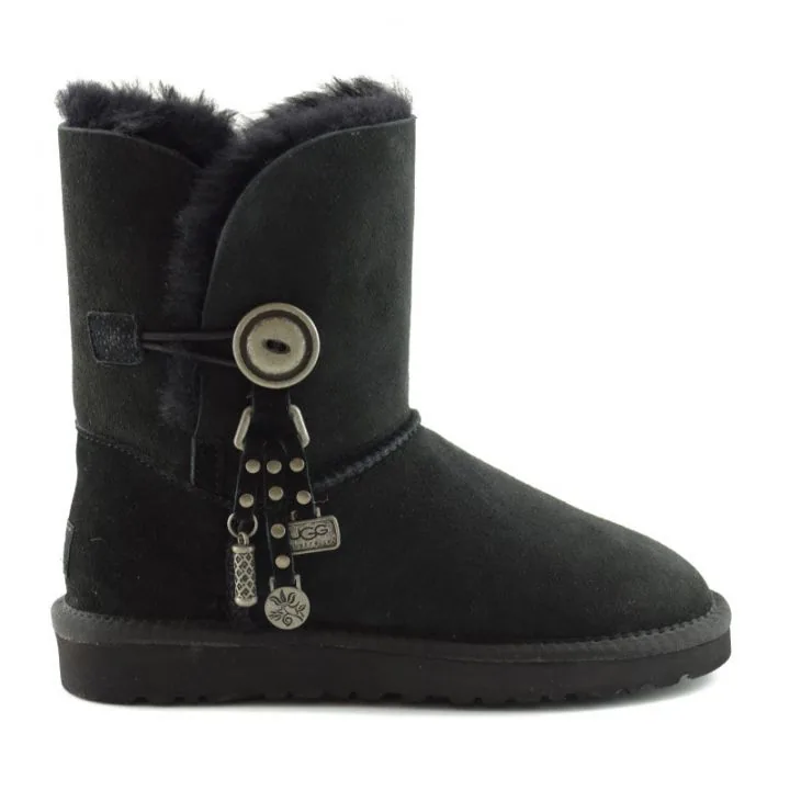 Женские угги Ugg Bailey Button Azalea Black