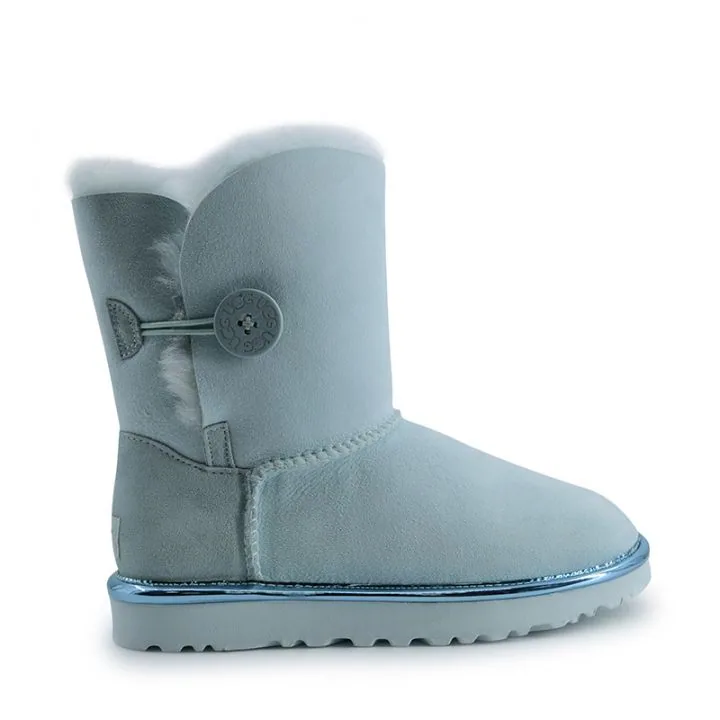 Женские угги Ugg Bailey Button II Metallic Iceberg