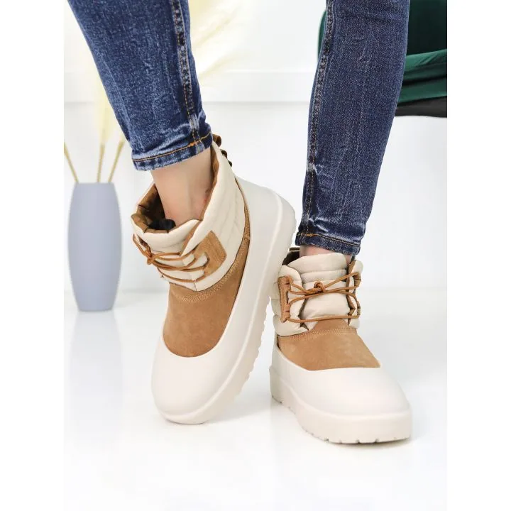 UGG Classic Mini Lace-up Weather Chestnut