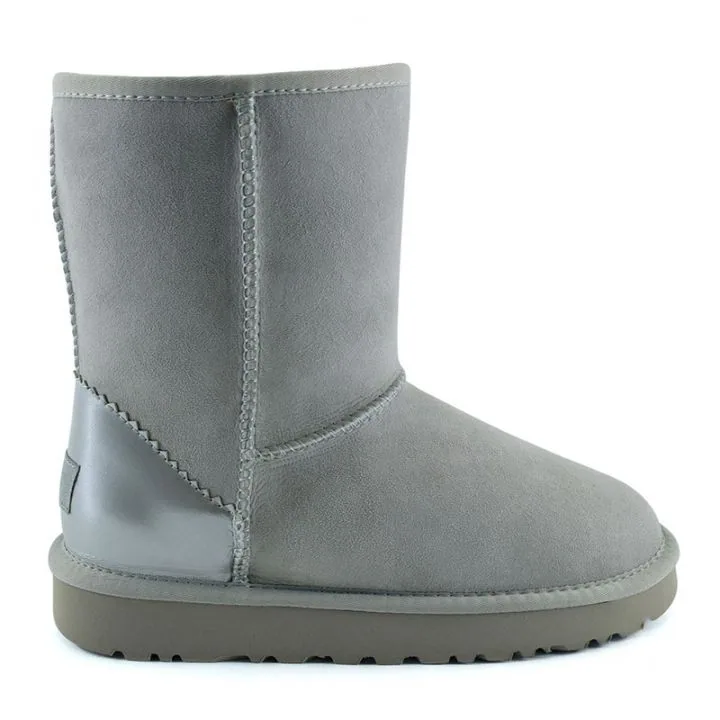 Женские угги Ugg Classic Short II Metallic Grey Violet