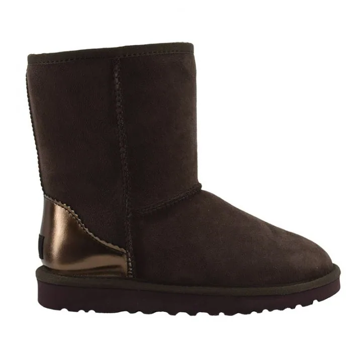 Женские угги Ugg Classic Short II Metallic Slate