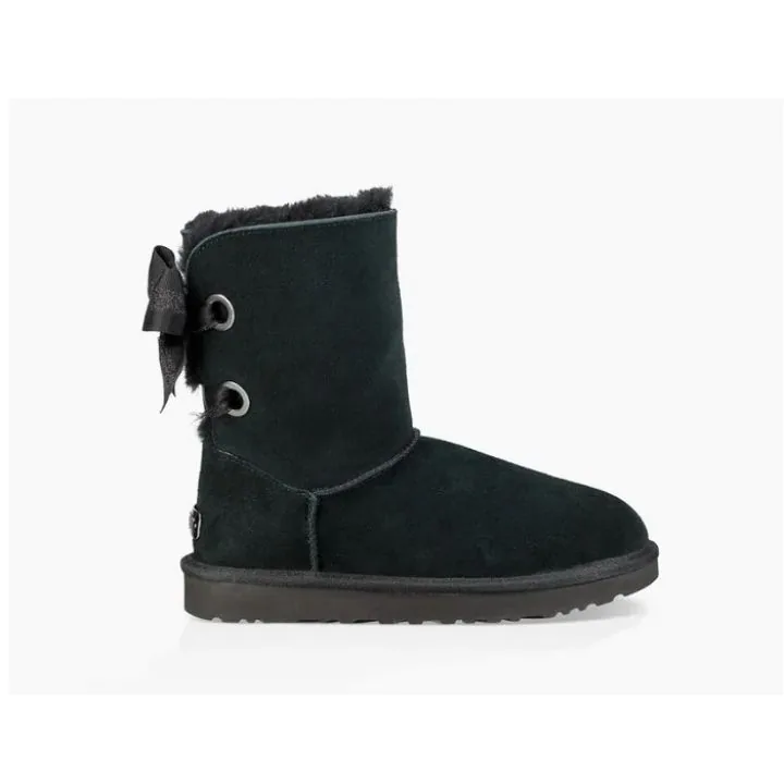 Женские угги Ugg Customizable Bailey Bow Short Boot Black