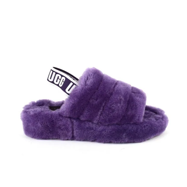Женские тапочки Ugg Fluff Yeah Slide Violet Bloom