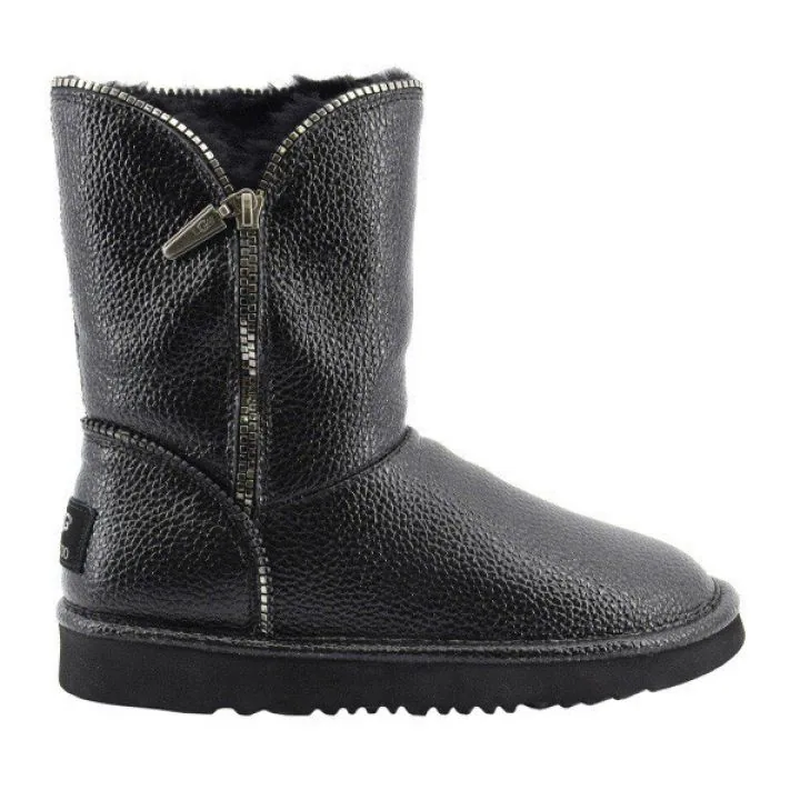 Женские угги Ugg Granular Skin Black