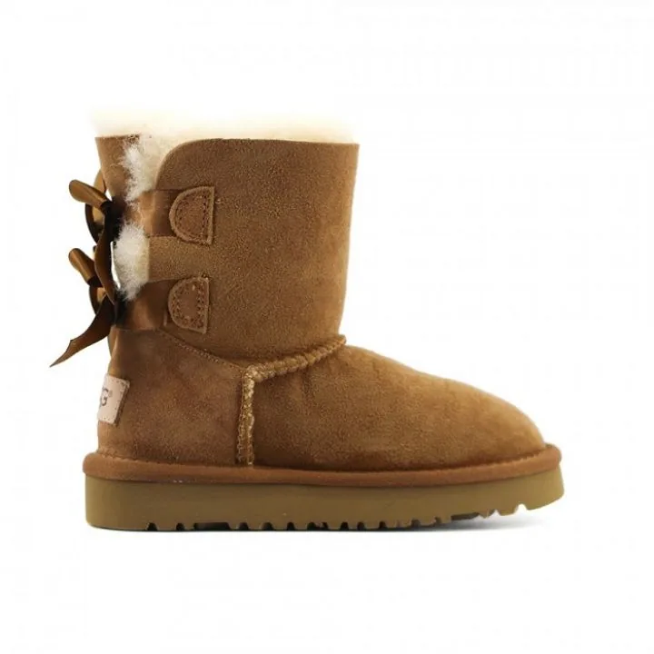 Детские угги Ugg Kids Bailey Bow II Chestnut