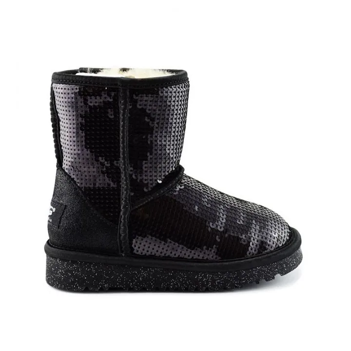 Детские угги Ugg Kids Sparkles Black