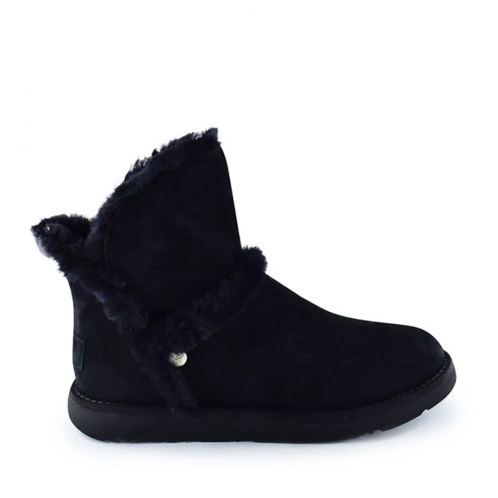 Женские угги Ugg Luxe Spill Seam Mini Boot Black
