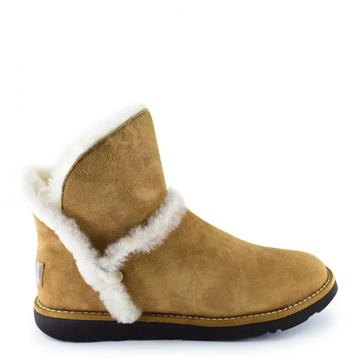 Женские угги Ugg Luxe Spill Seam Mini Boot Chestnut