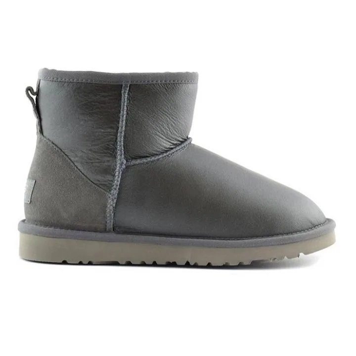 Женские угги Ugg Womens Classic Mini Grey Metallic
