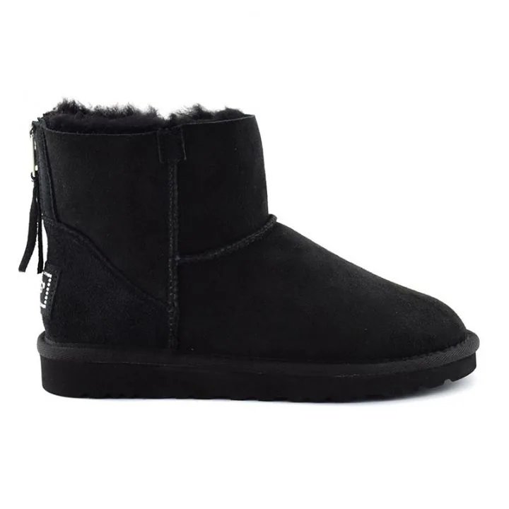 Женские угги Ugg ZIP Mini Black